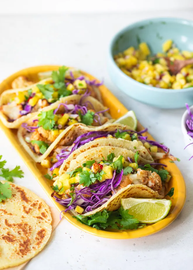 Chipotle Cauliflower Tacos